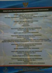 Peraturan Perundang-Undangan di Bidang Perikanan