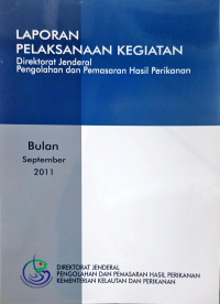 Laporan Pelaksanaan Kegiatan Ditjen P2HP Bulan September 2011