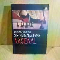 Image of Bahan Ajar Bidang Studi: Sistem Manajemen Nasional