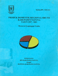 Image of Produk Domestik Regional Bruto Kabupaten Natuna Tahun 1997 - 2001 Menurut Lapangan Usaha