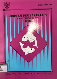 Image of Produksi Perikanan Laut yang Dijual di TPI 1999