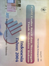 Profil Usaha Kecil dan Menengah Tidak Berbadan Hukum Indonesia 2004