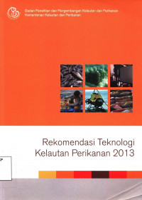 Rekomendasi teknologi kelautan perikanan 2013