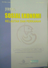Jurnal Sosial Ekonomi Kelautan dan Perikanan Vol.9/No.1/Juni 2014