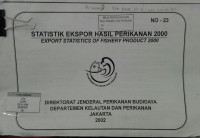 Statistik Ekspor Hasil Perikanan 2000