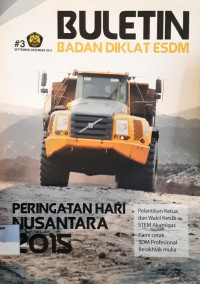 Image of Buletin Badan Diklat ESDM #3 September-desember 2015