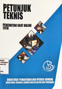 Petunjuk Teknis Penerbitan SKAT Online 2018